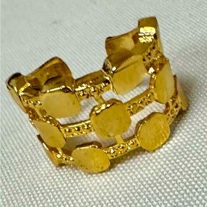 Gold Filled Comfort Fit Adjustable Ring